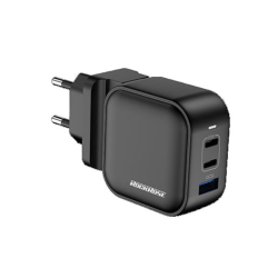 ROCKROSE RRTC07 POWERCUBE III G65 66W 3-Port Phone & Tablet Charger -Black ROCKROSE RRTC07 POWERCUBE III G65 66W 3-Port Phone & Tablet Charger -Black